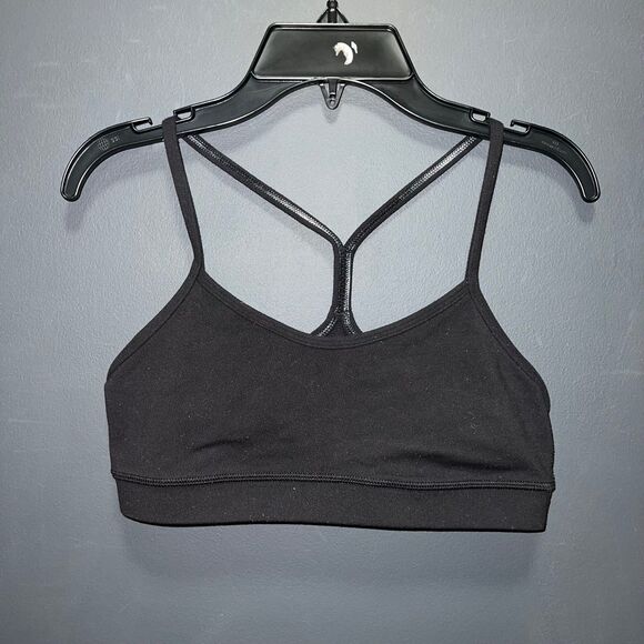 lululemon athletica Other - Lululemon Flow Y Bra Womens 4 Black